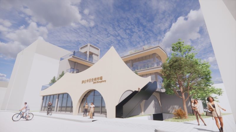 《圖說》汐止中正市場完工後示意圖。〈市場處提供〉